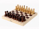 Шахматы походные лакированные в доске (230*115*45)